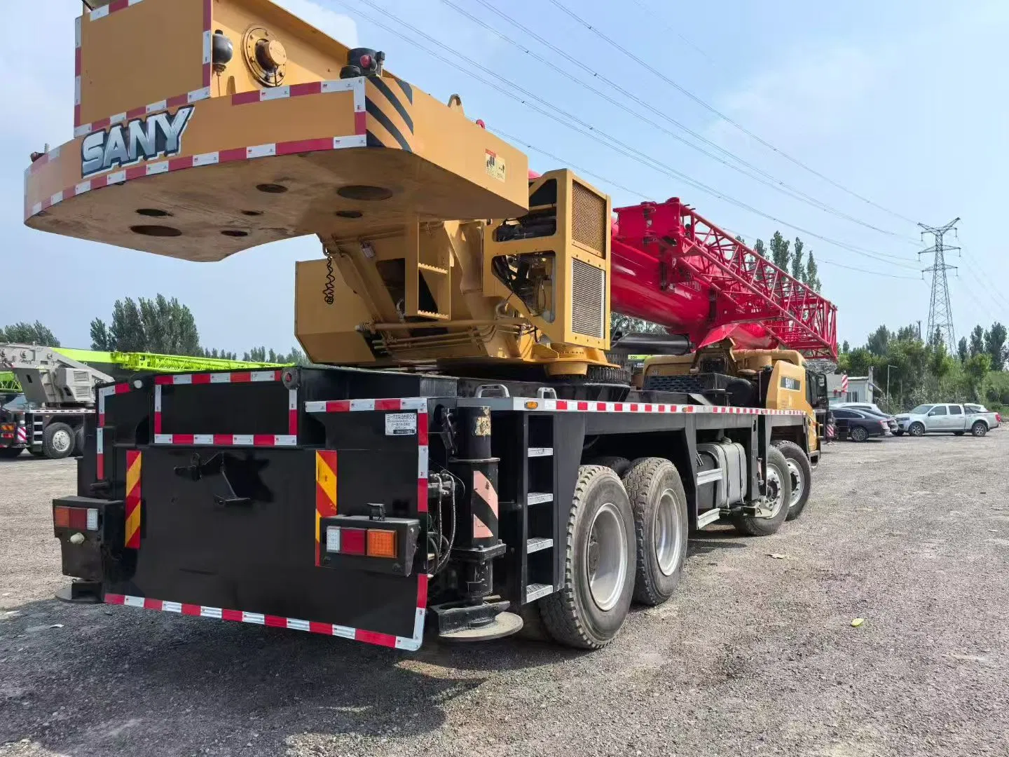 Grúa de camión usada 20-300ton Grúa de camión Sany 55ton Grúa original para la venta Stc550t5