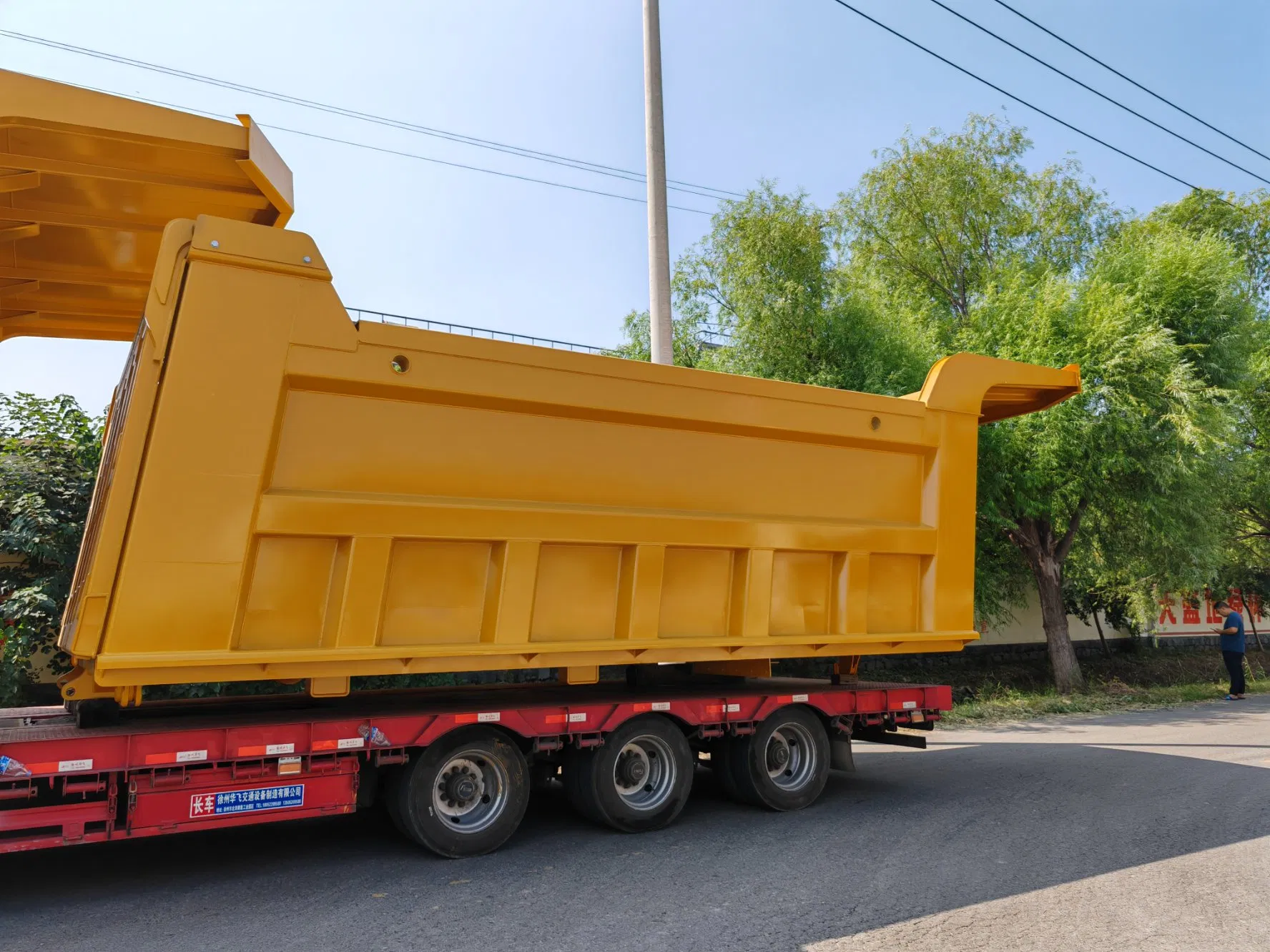 Cuerpo de camión volquete rígido personalizado para minería 80-320ton capacidad de carga del camión volquete