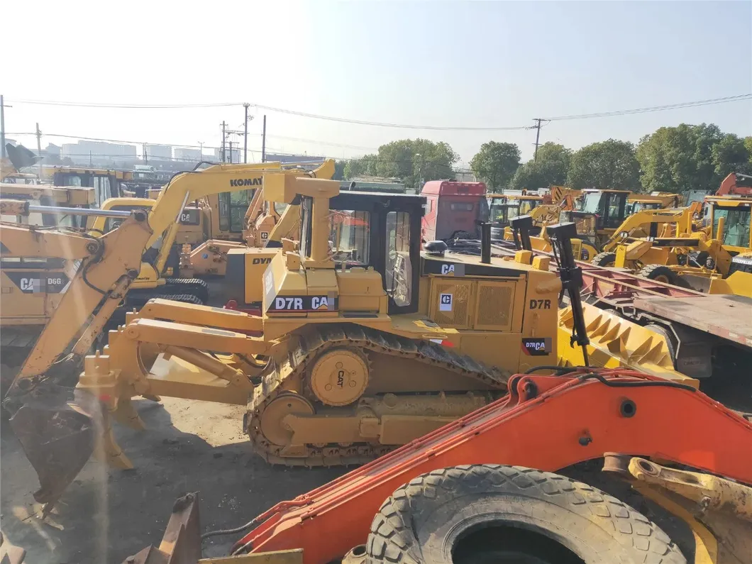 Bulldozer de oruga usado Cat D7r Bulldozer original de orugas Caterpillar V Tractor