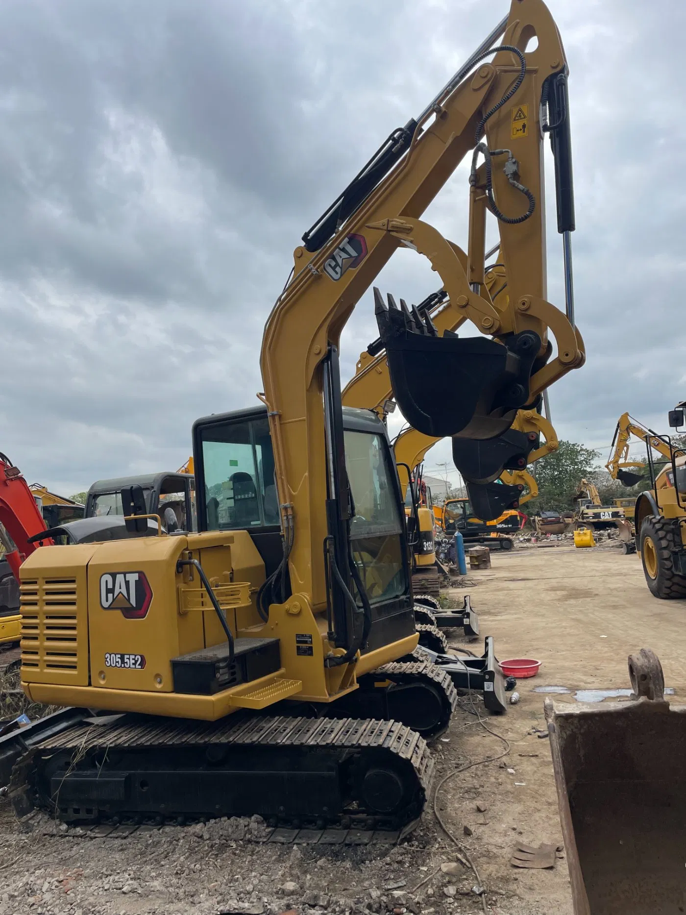 Gato 306e2 Excavadora Mini Usada Bajas Horas de Trabajo 5ton Gato 305.5e 306.5 Máquina Excavadora Usada Gato Excavadora Usada 303.5 en Venta en Buen Estado