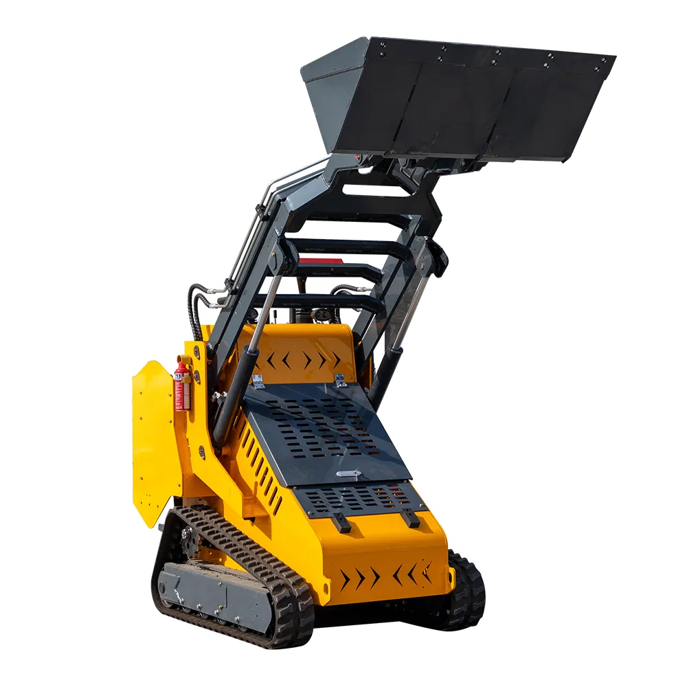 Euro5 CE EPA Fabricante de China Construcción Multifuncional Micro Rueda Pista Crawler Precio Usado Hidráulico Pequeño Mini Cargador de Orugas con Piezas de Accesorio