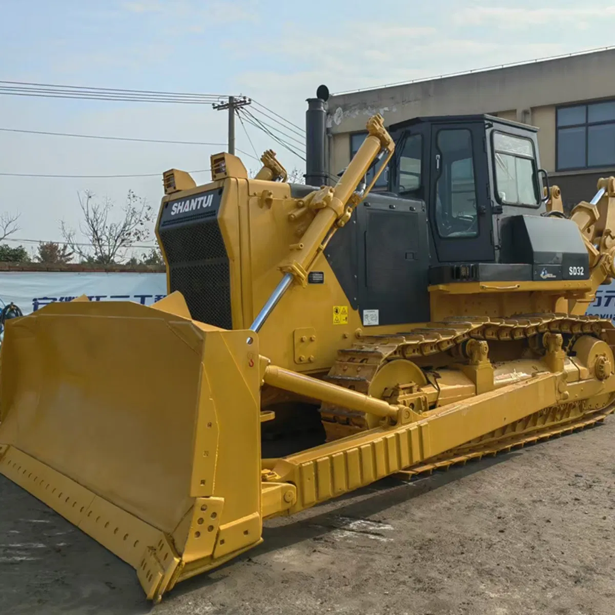 Bulldozer Shantui Usado SD32 Bulldozer de Pantano Dozers en Venta