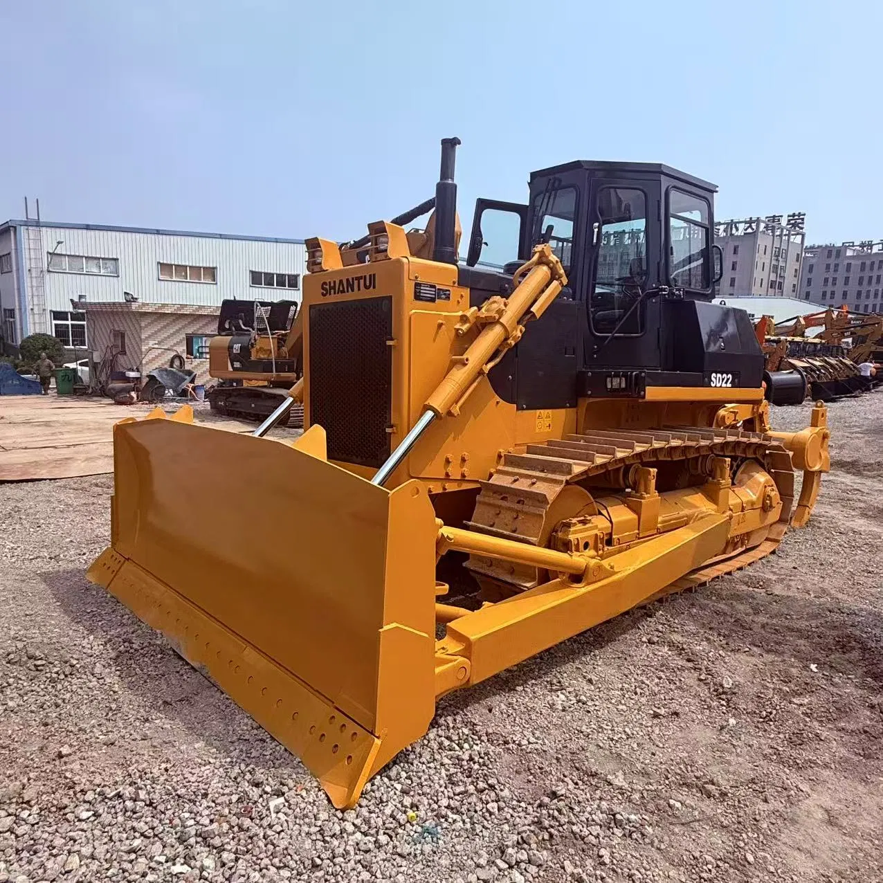 Bulldozer de oruga Shantui usado SD22 Bulldozer de orugas a buen precio China Shantui SD13 SD16 SD22 SD32 Bulldozers usados