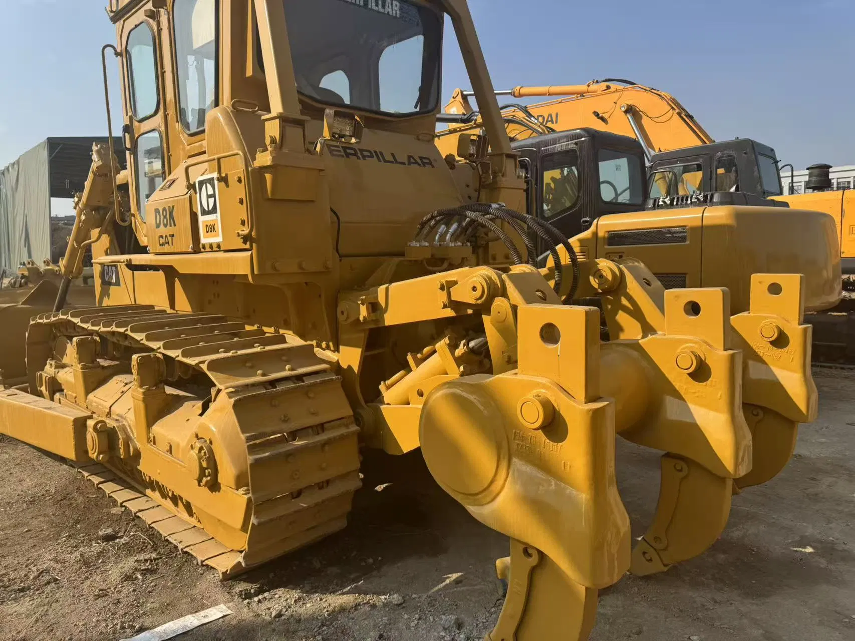 Bulldozer Cat Usado en Japón D8K a la Venta, Cat Original D6d D6m Cat D8r D9r Bulldozer Pequeño de Orugas Usado, Tractor de Alta Calidad