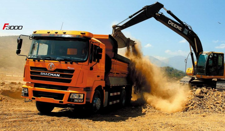Camión volquete de marco rígido configurado a medida y eficiente en combustible para construcción de carreteras