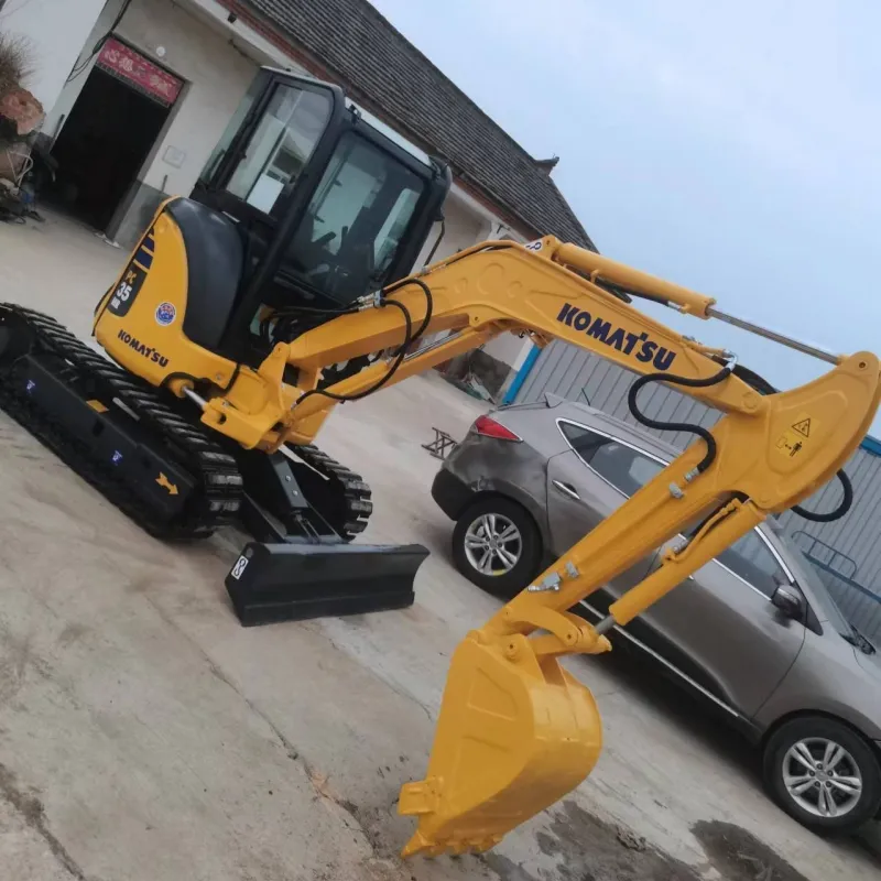 Condición Original Usado Komatsu PC35 Mini PC55 PC56 con Cabina Excavadora Japonesa