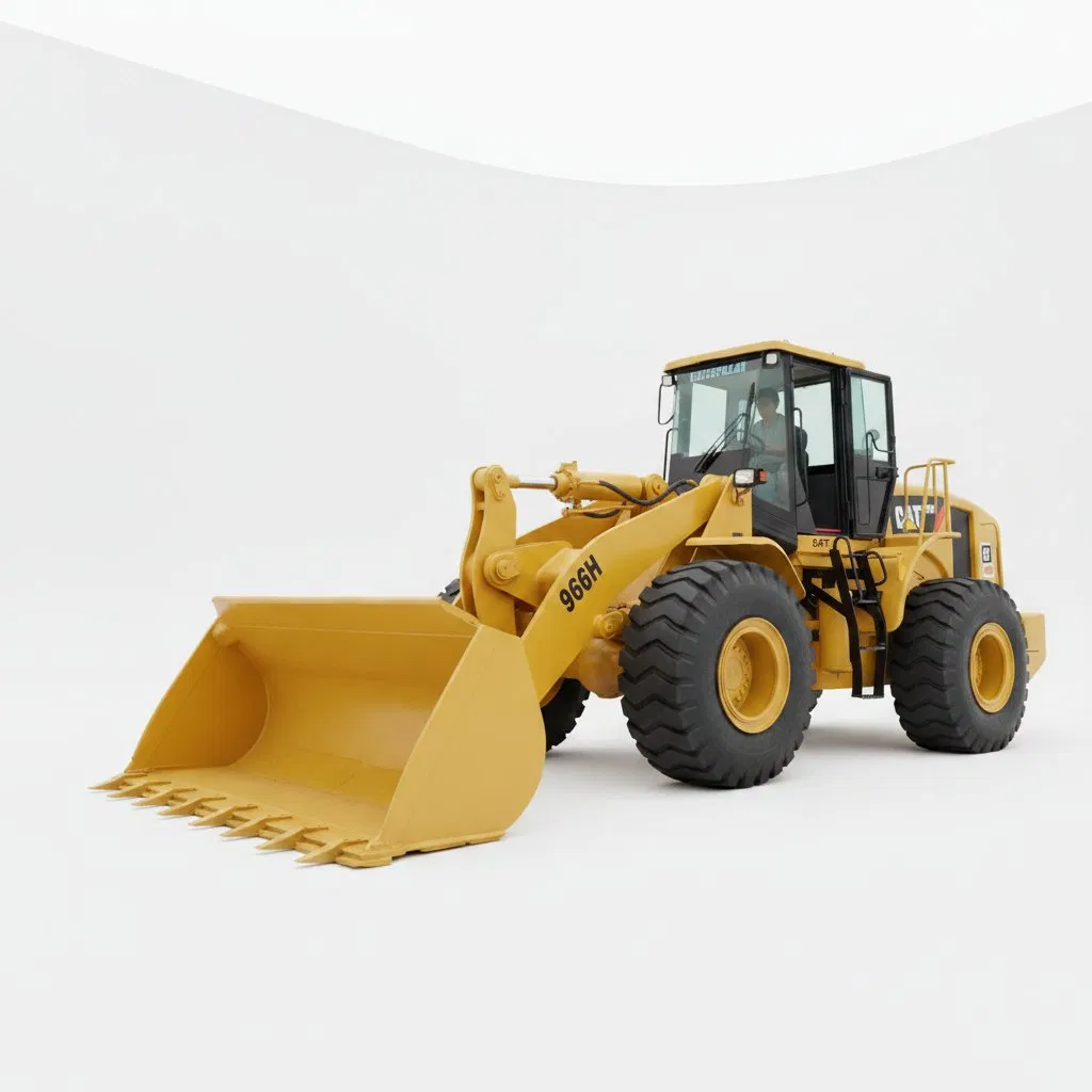 Stock Listo Gato Usado 966h Cargadora de Ruedas de Servicio Pesado