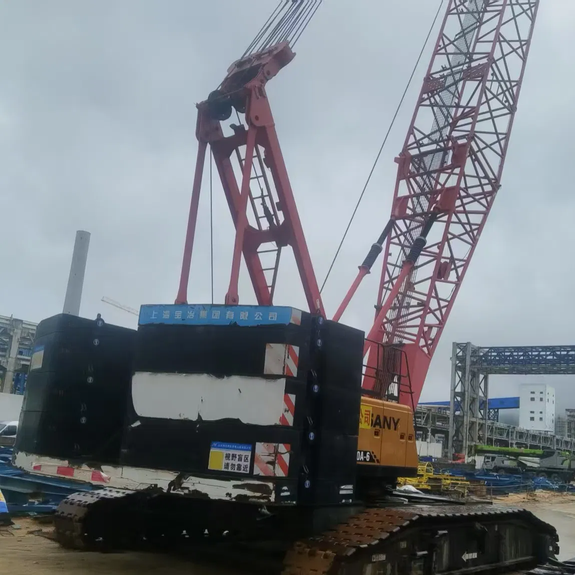 Nuevo Stock Entrante 2021 Año Sany 1500A 150t Grúa Oruga Usada