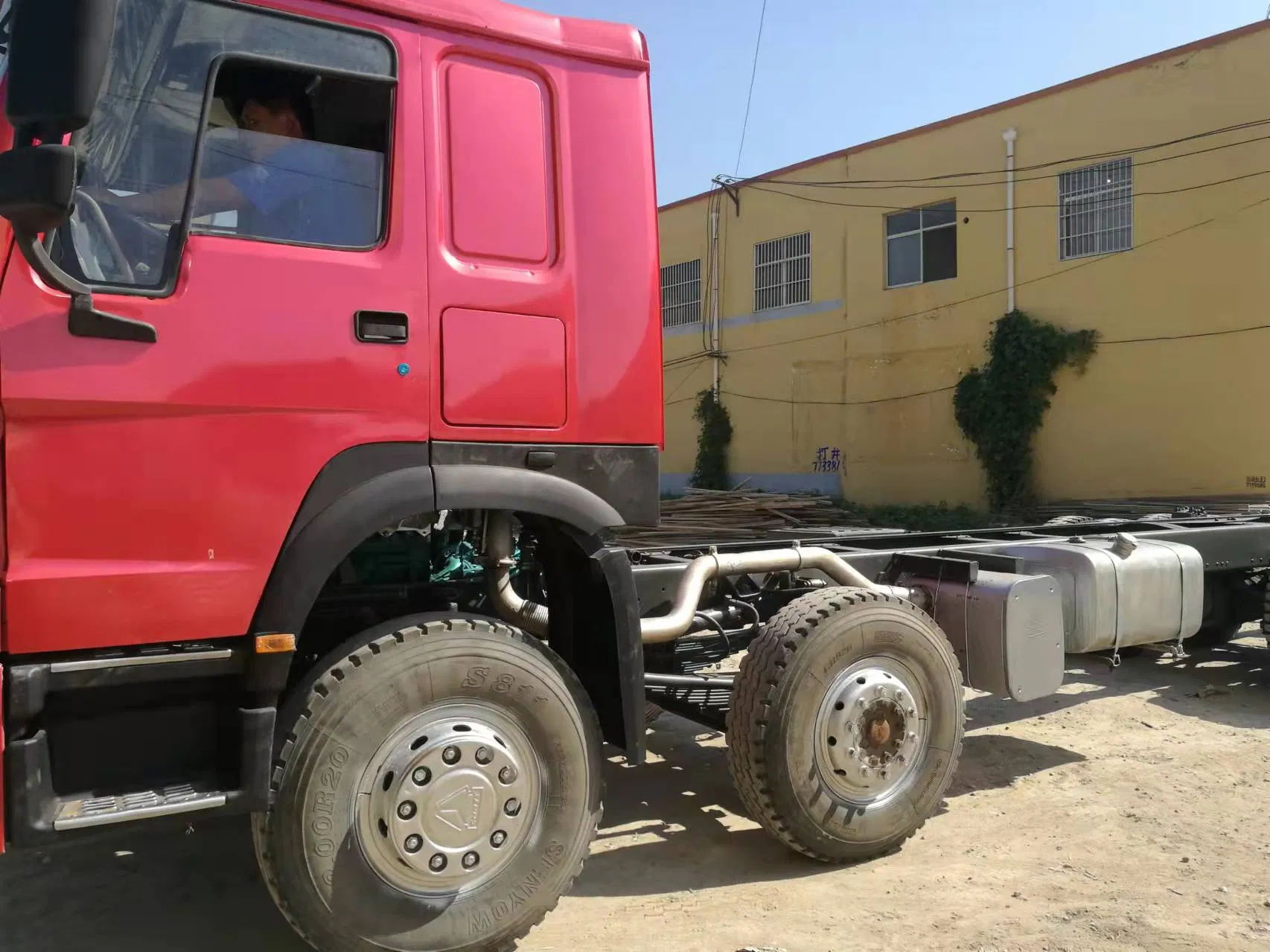 Marca HOWO 30 Ton Camión Volquete Articulado Usado con Carga Hidráulica y Freno de Tambor para Minería 8*4