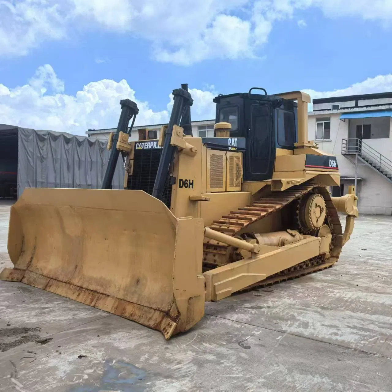 Usado Original Caterpillar D6h Bulldozer Crawler de Segunda Mano Dozer de Orugas Haga clic para Descuento