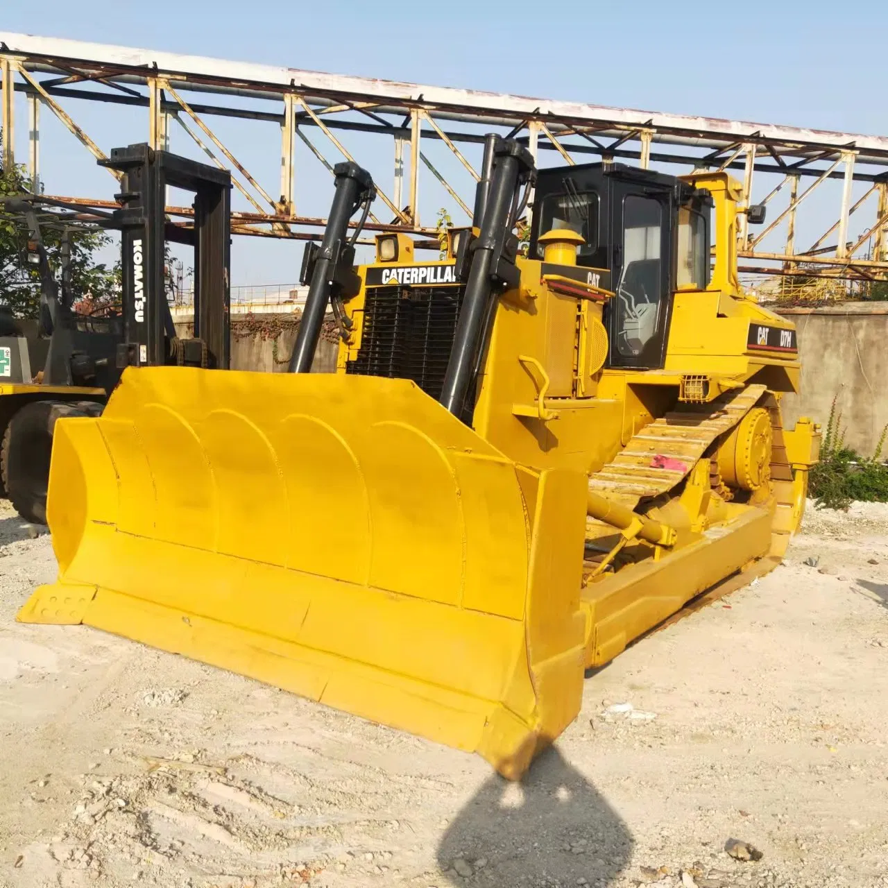 Bulldozer de oruga de segunda mano Cat D7h Bulldozer original usado Caterpillar V Tractor de orugas