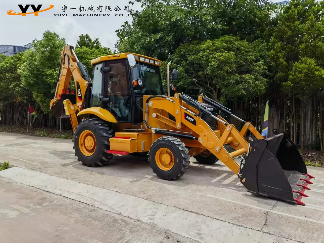 Cargadora de retroexcavadora 420f Cargadora de ruedas Excavadora Caterpillar usada Mini retroexcavadoras en buen estado Retroexcavadora nueva original