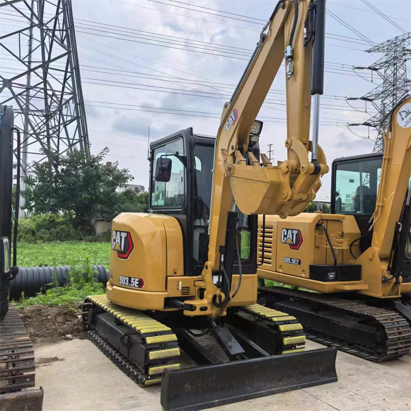 Maquinaria original usada Excavadora Cat 303,5E Marca Caterpillar de segunda mano Mini excavadora hidráulica Digger para la venta