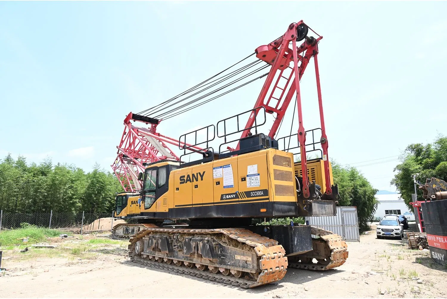 Sany 90 Ton Grúa de Oruga Alta Calidad 90 Ton Grúa de Oruga Usada