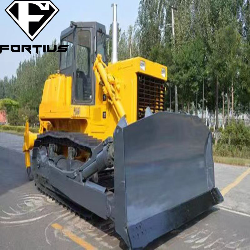 Venta Caliente Usado / Segunda Mano 8ton 10ton 12 Tonelada Pequeña Compacta Cubo de Pantano Rueda Topadora de Oruga / Bulldozer Hidráulico con Ripper de Púa Única