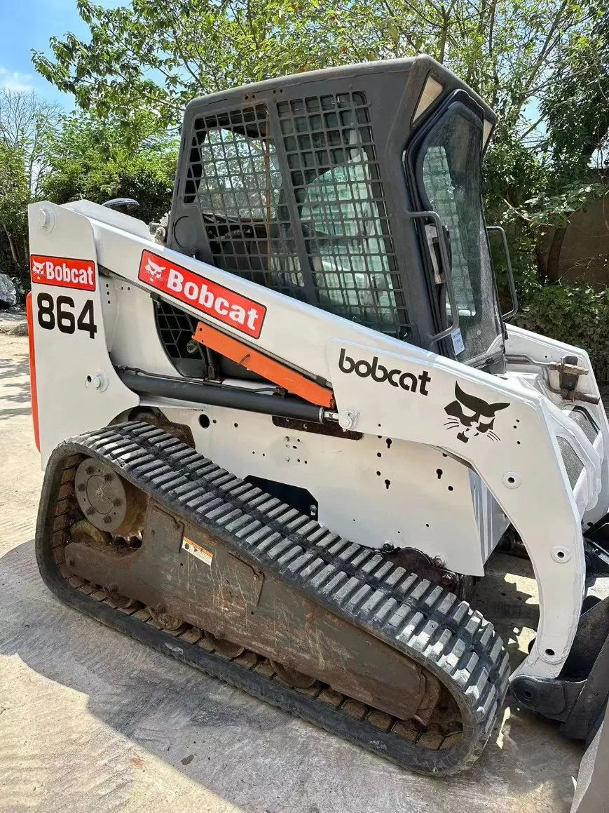Cargadora de orugas de segunda mano original 864 usada en EE. UU. Bobcat mini cargadora