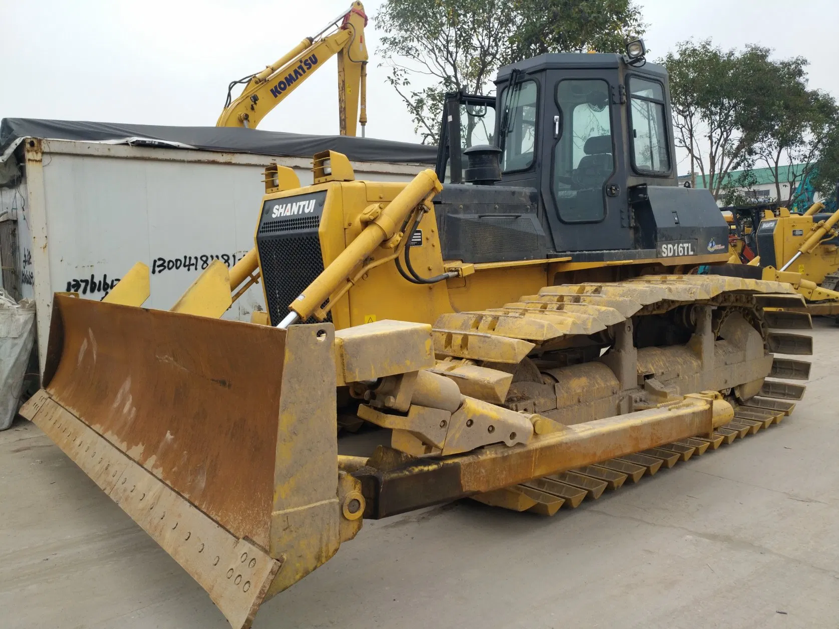 Bulldozer Shantui SD16tl Usado Bulldozer de Pantano en Buen Estado