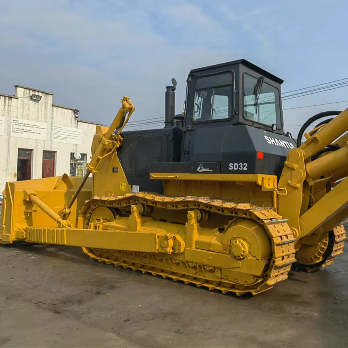 Bulldozer Shantui Usado SD32 Bulldozer de Pantano Dozers en Venta