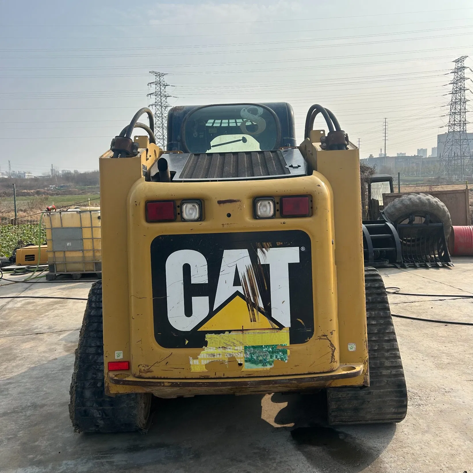Cargadora de Oruga Caterpillar Original Usada 277c Cargadora de Ruedas Skid Steer de Segunda Mano 226b 246c 262D 246D Mini Cargadora de Oruga con Barrendero Bobcat S160 S16