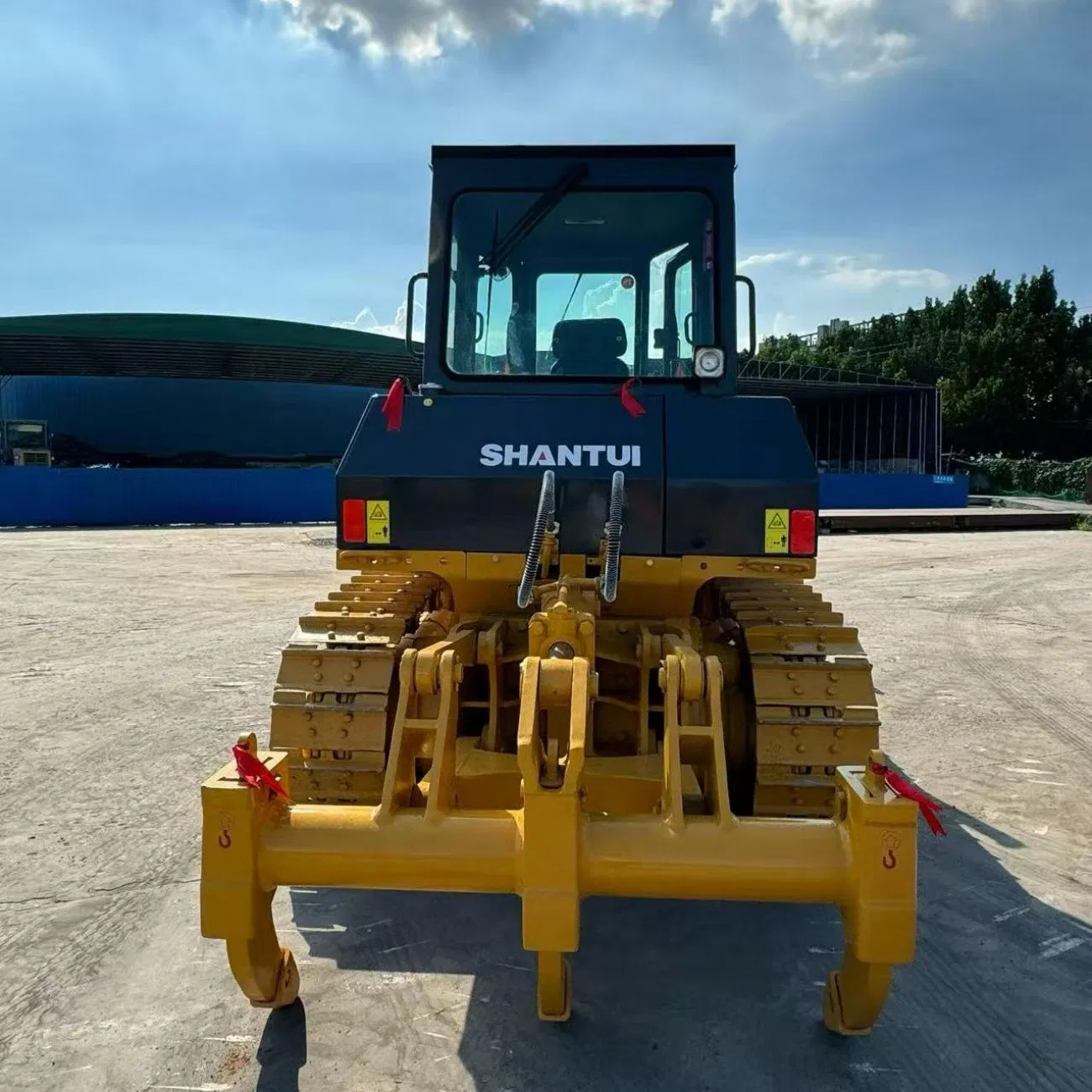 Bulldozer de oruga Shantui usado, bulldozer de cadenas a precio barato, China Shantui SD13 Bulldozers usados