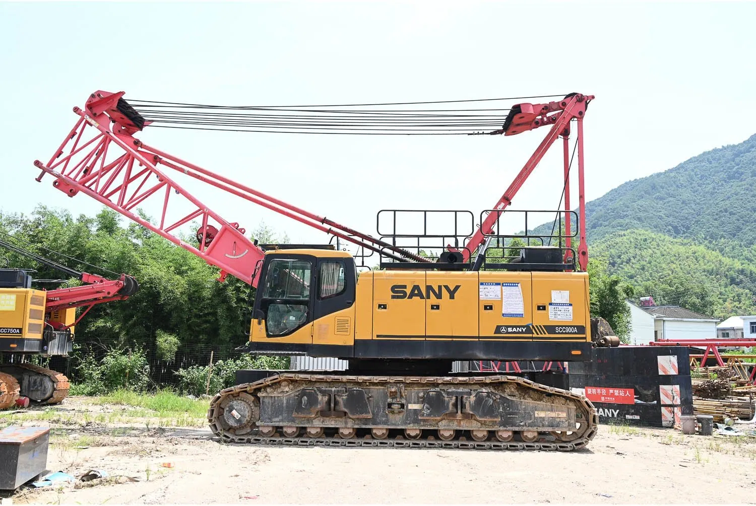 90ton Grúa de oruga usada para construcción 90ton Otras grúas de oruga usadas para edificación