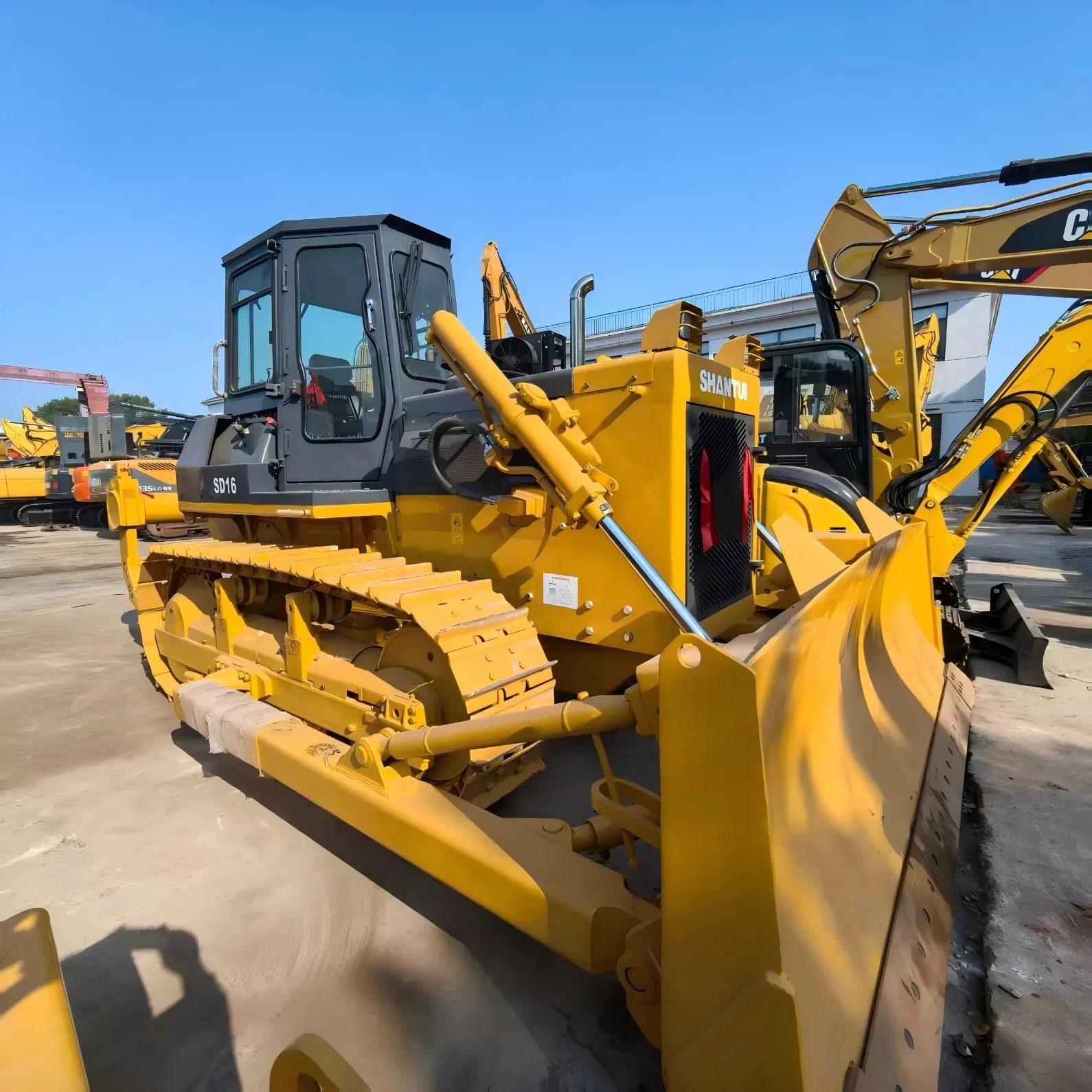 Nueva Shantui SD16 Crawler Dozer Capacidad de Cuchilla para Movimiento de Tierra en Pantano y Humedal