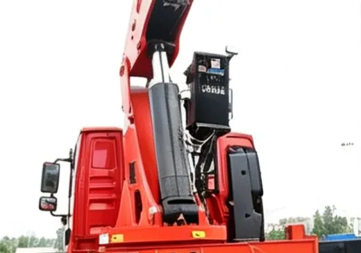 Camión grúa Shacman 8X4 usado con suspensión reforzada para grúas torre en caminos difíciles