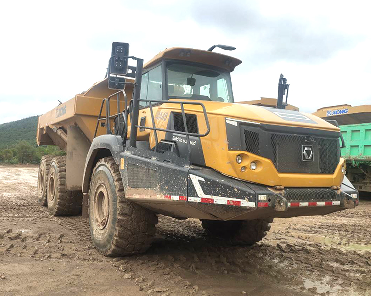 XCMG Oficial Xda45VII parachoques diesel chino usado 45 toneladas pesado Dúmper articulado para minería