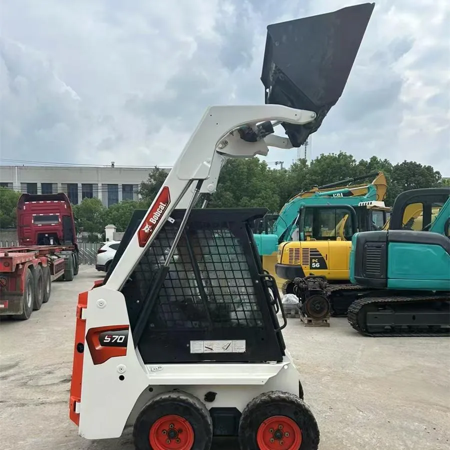 Mini cargadora Bobcat usada S70 S130 S160 S185 S220 S300 S450 S550 S750 retroexcavadora para la venta
