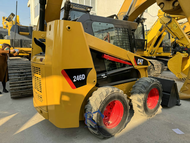 Cargadora de Orugas Usada Cat277 Cat277D Cargadora de Patines Maquinaria de Construcción
