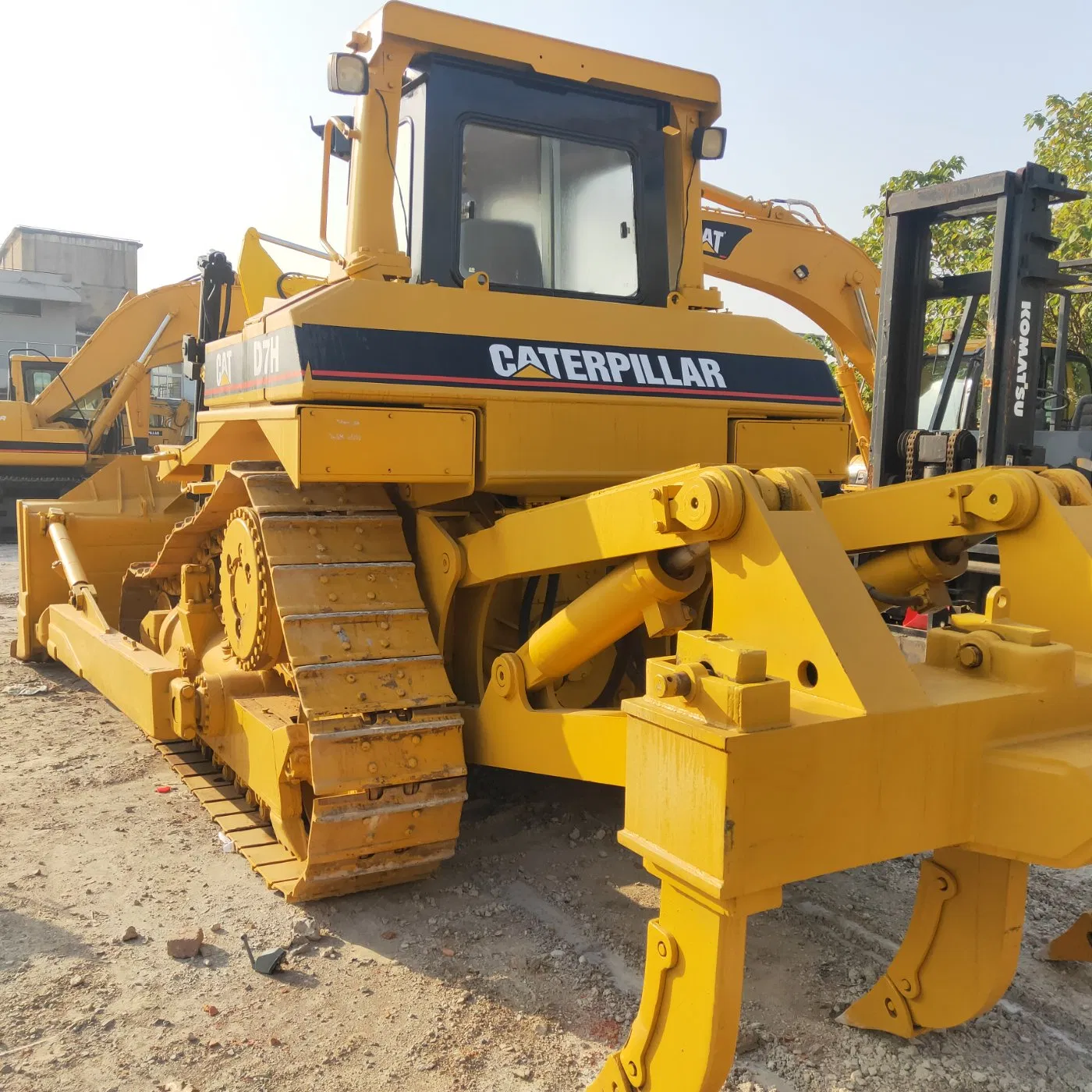 Bulldozer de oruga de segunda mano Cat D7h Bulldozer original usado Caterpillar V Tractor de orugas