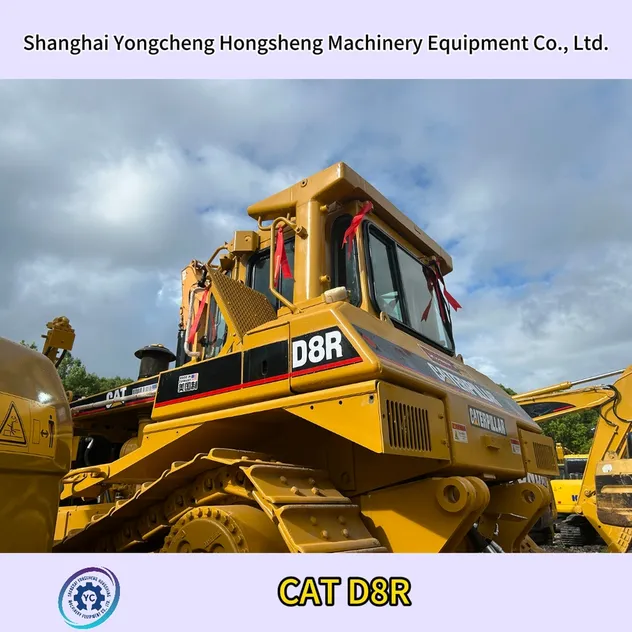 Fabricación de Dozer Rastreado 15L Desplazamiento Cat D8r Bulldozer Crawler Pequeño Usado