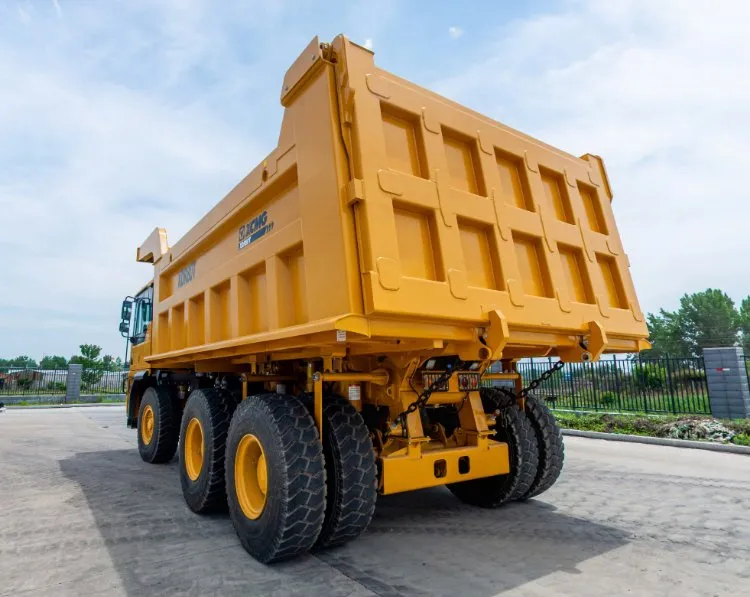 Camión Volquete de Fábrica XCMG Xdr80t 76 Toneladas Usado Totalmente Hidráulico Tri Eje Rígido Camión de Minería en Venta