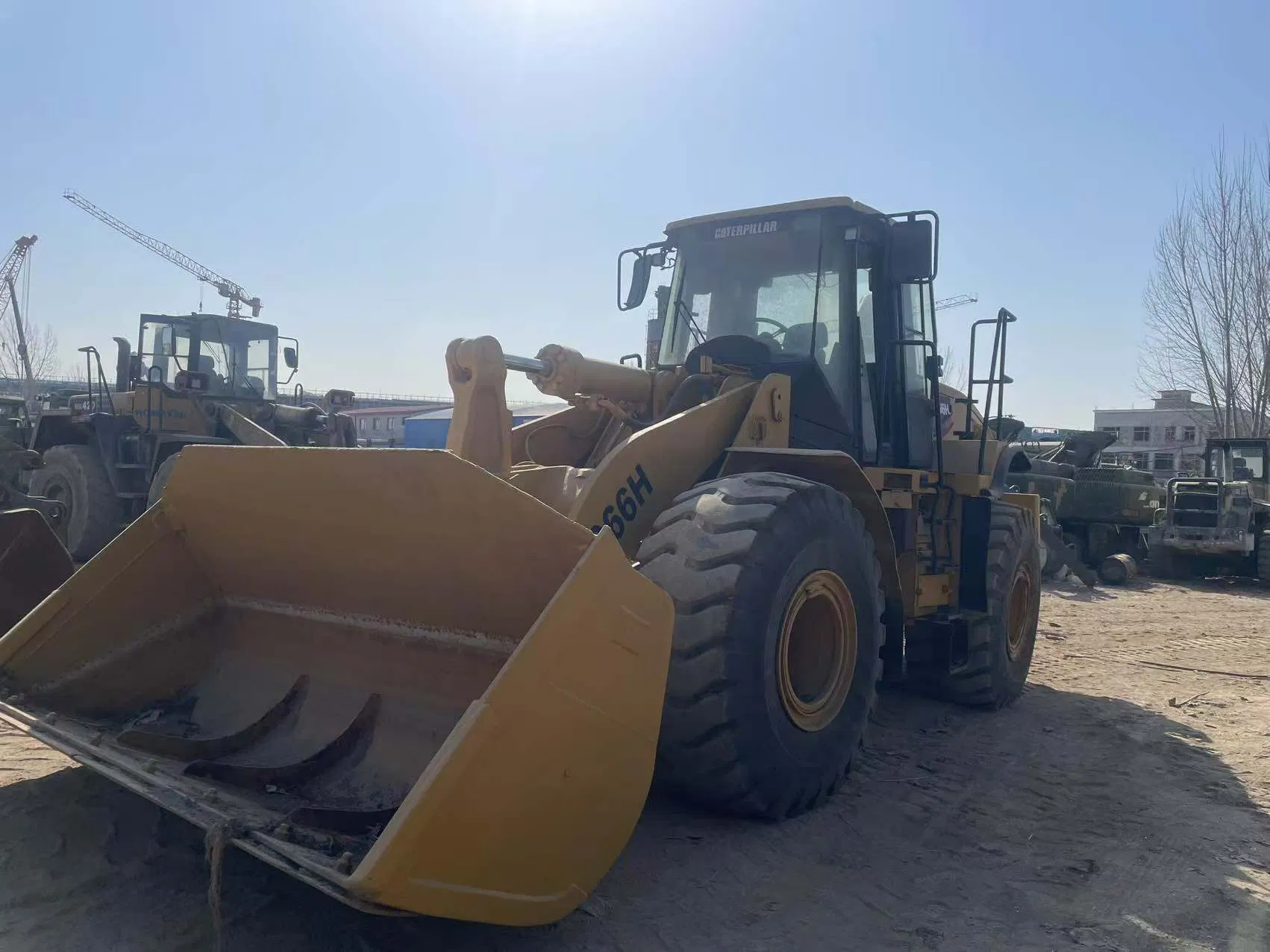 Trabajo Listo Original Usado Gato 966h Cargadora de Ruedas Inspeccionada y Mantenida