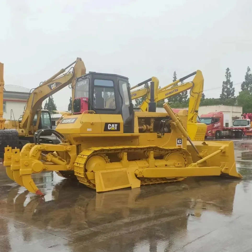 Bulldozer de oruga usado de alta calidad usado japonés Cat D6g Bulldozer Caterpillar D6g Bulldozer de oruga