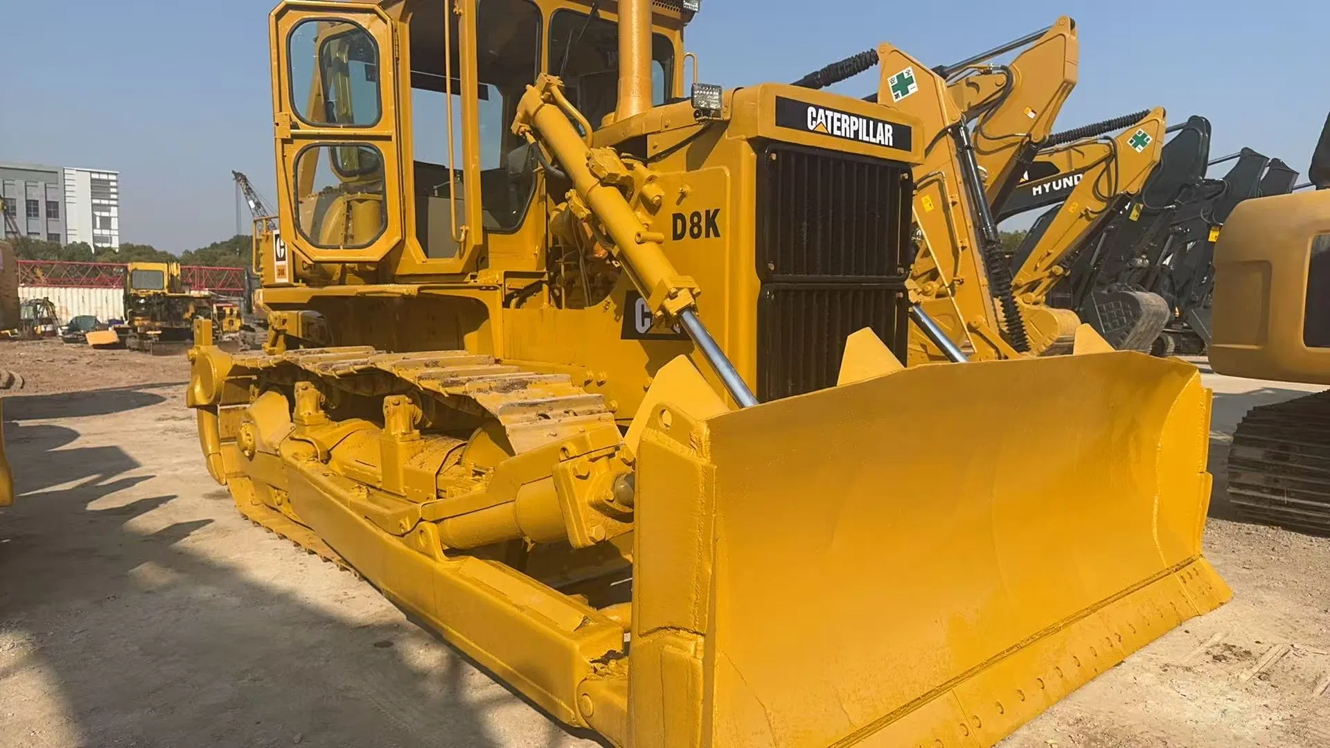 Bulldozer Cat Usado en Japón D8K a la Venta, Cat Original D6d D6m Cat D8r D9r Bulldozer Pequeño de Orugas Usado, Tractor de Alta Calidad