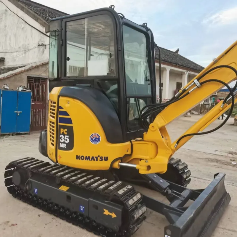 Condición Original Usado Komatsu PC35 Mini PC55 PC56 con Cabina Excavadora Japonesa