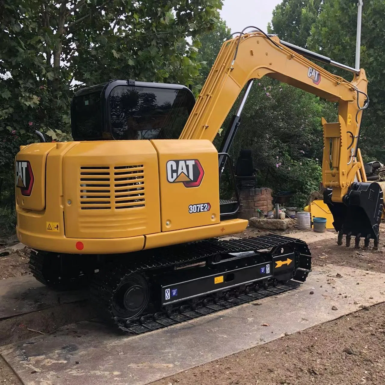 7 Toneladas Usadas Mini Excavadora Cat307e2 Segunda Mano Caterpillar 307 Aprobación de la EPA