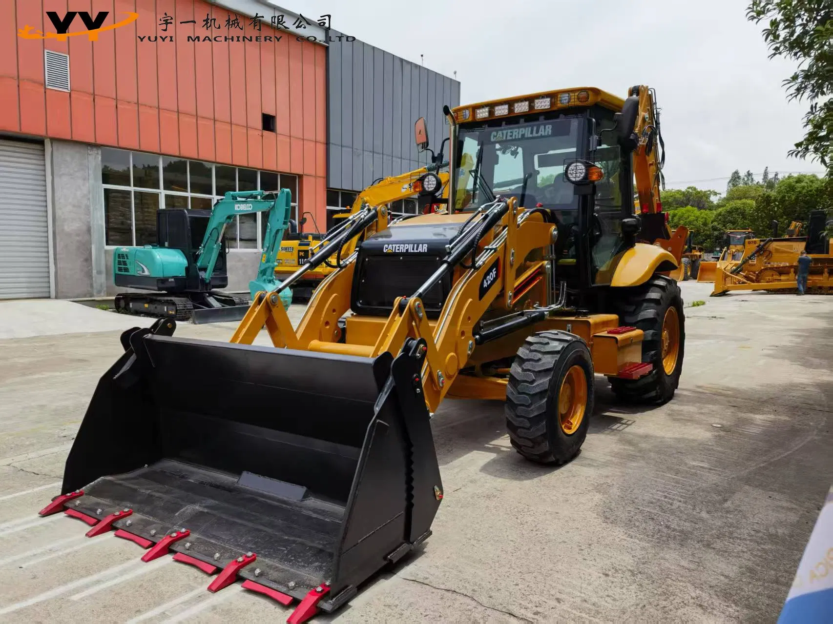 Cargadora de retroexcavadora 420f Cargadora de ruedas Excavadora Caterpillar usada Mini retroexcavadoras en buen estado Retroexcavadora nueva original