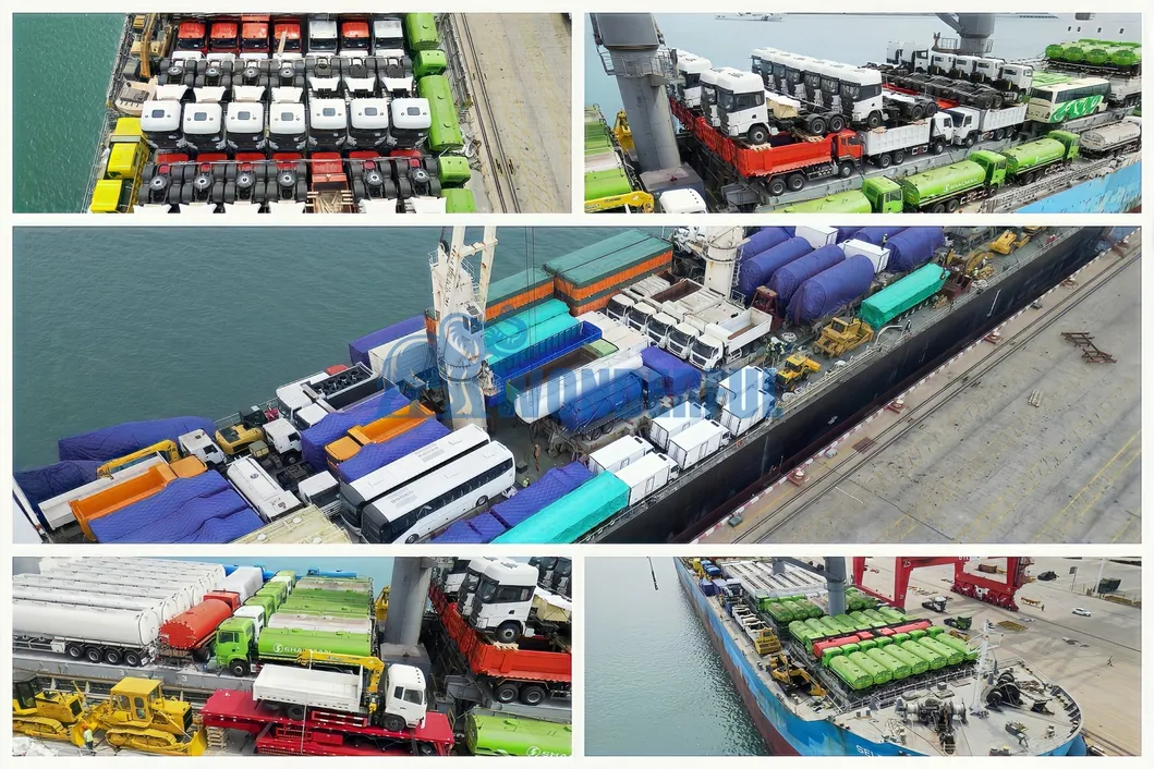 FAW Shacman 400HP Cilindros Hidráulicos Fin Aceite Volquete Rígido Arena Grava Nuevo Usado Camión de Volteo Trasero