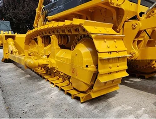 Detalle de la pala frontal del Bulldozer