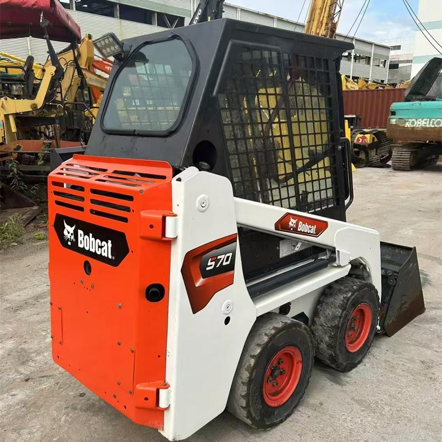 Mini cargadora Bobcat usada S70 S130 S160 S185 S220 S300 S450 S550 S750 retroexcavadora para la venta