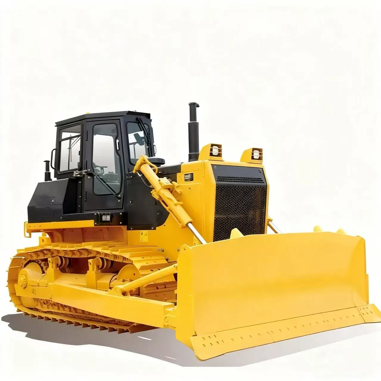 Usado Crawler de Alta Resistencia 100HP 120HP Rueda de Swamp Bulldozer Agrícola Ripper Maquinaria de Construcción Caterpillar Cuchilla Recta Pista Estándar Euro III Bulldoze