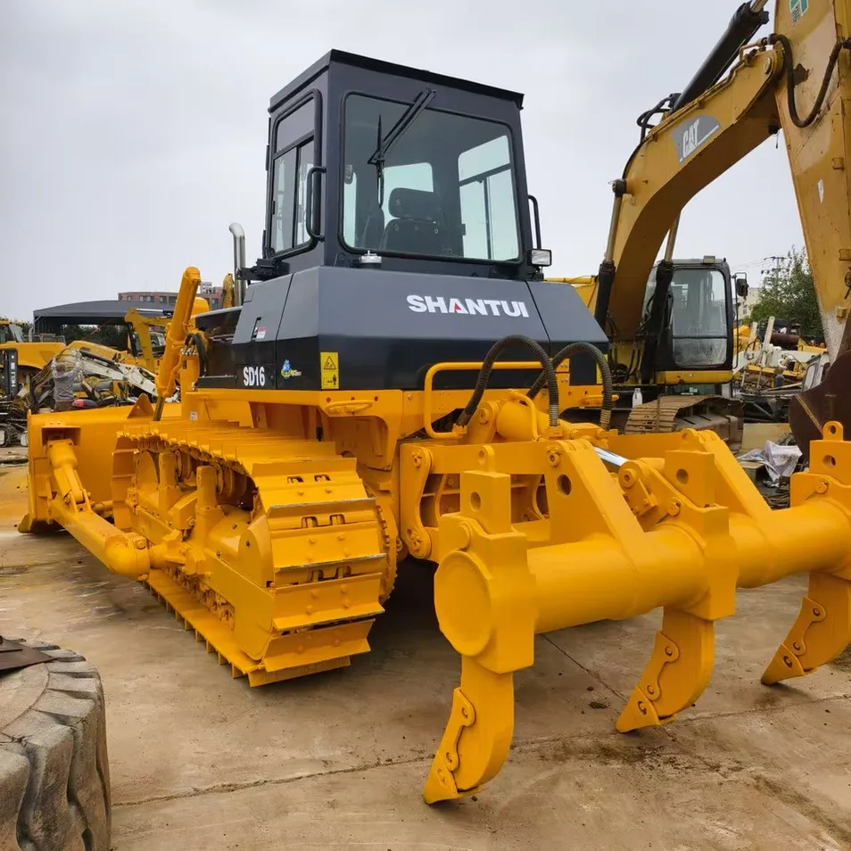 Nueva Shantui SD16 Crawler Dozer Capacidad de Cuchilla para Movimiento de Tierra en Pantano y Humedal