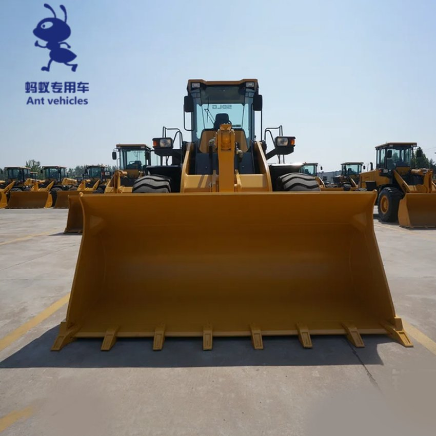 Cargadora de ruedas hidráulica de segunda mano más vendida en China L953 L952 retroexcavadora