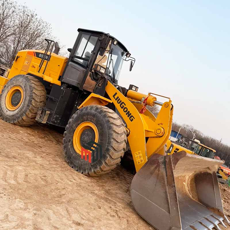 Bajo Horas Sin Fugas Buenas Llantas 5 Ton Cargadora de Segunda Mano Liugong Clg856 Clg855n Clg850h Retroexcavadora Cargadora de Ruedas Usada