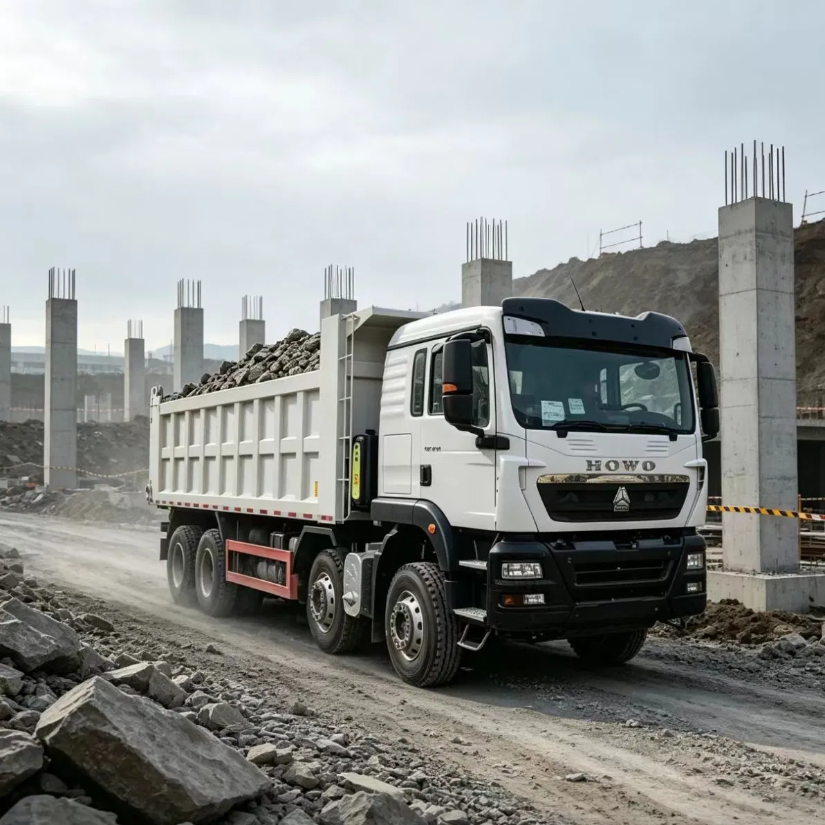 Camión Volquete Rígido 4X2 200HP 15 Toneladas para Pequeñas Granjas y Proyectos de Paisajismo