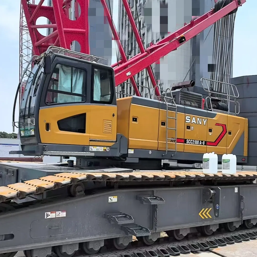 2024 Año Sany 2000A 200t Excelente Condición del Vehículo Grúa de Oruga Usada con Buen Precio