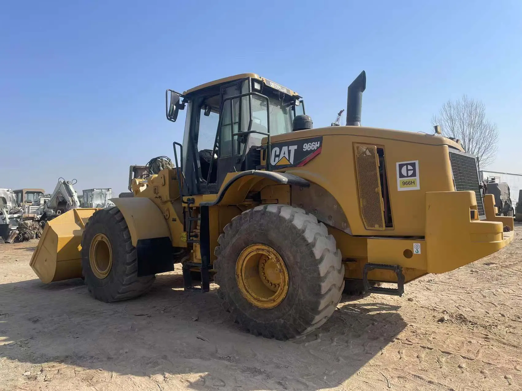 Trabajo Listo Original Usado Gato 966h Cargadora de Ruedas Inspeccionada y Mantenida