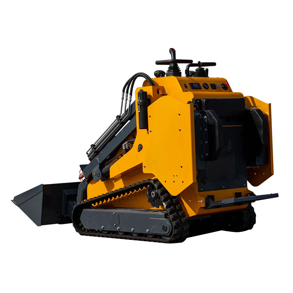 Euro5 CE EPA Fabricante de China Construcción Multifuncional Micro Rueda Pista Crawler Precio Usado Hidráulico Pequeño Mini Cargador de Orugas con Piezas de Accesorio